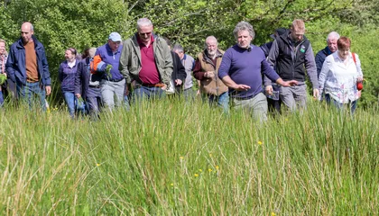 Farm Walk at Paddy McGurn's farm. Photo by Brian Farrell