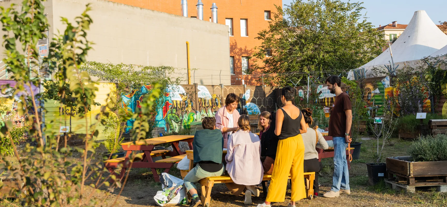DumBO's community garden "P.Orto Urbano"