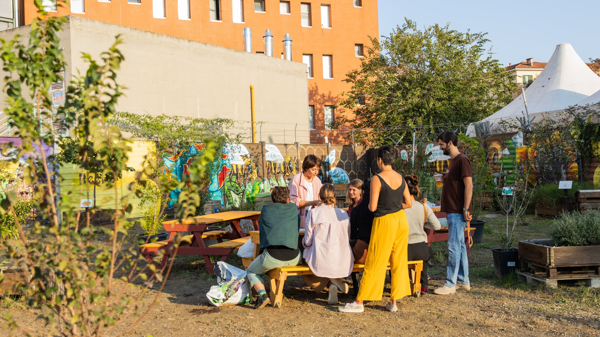DumBO's community garden "P.Orto Urbano"