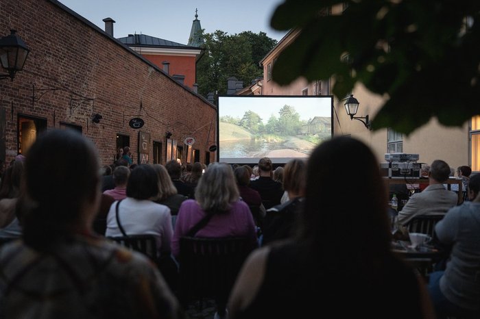 Outdoor movies screening