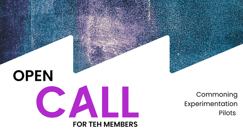 Open Call: Commoning Experimentation Pilots for TEH Members - 2026